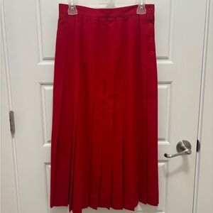 Vintage TALBOTS 100% wool pleated skirt